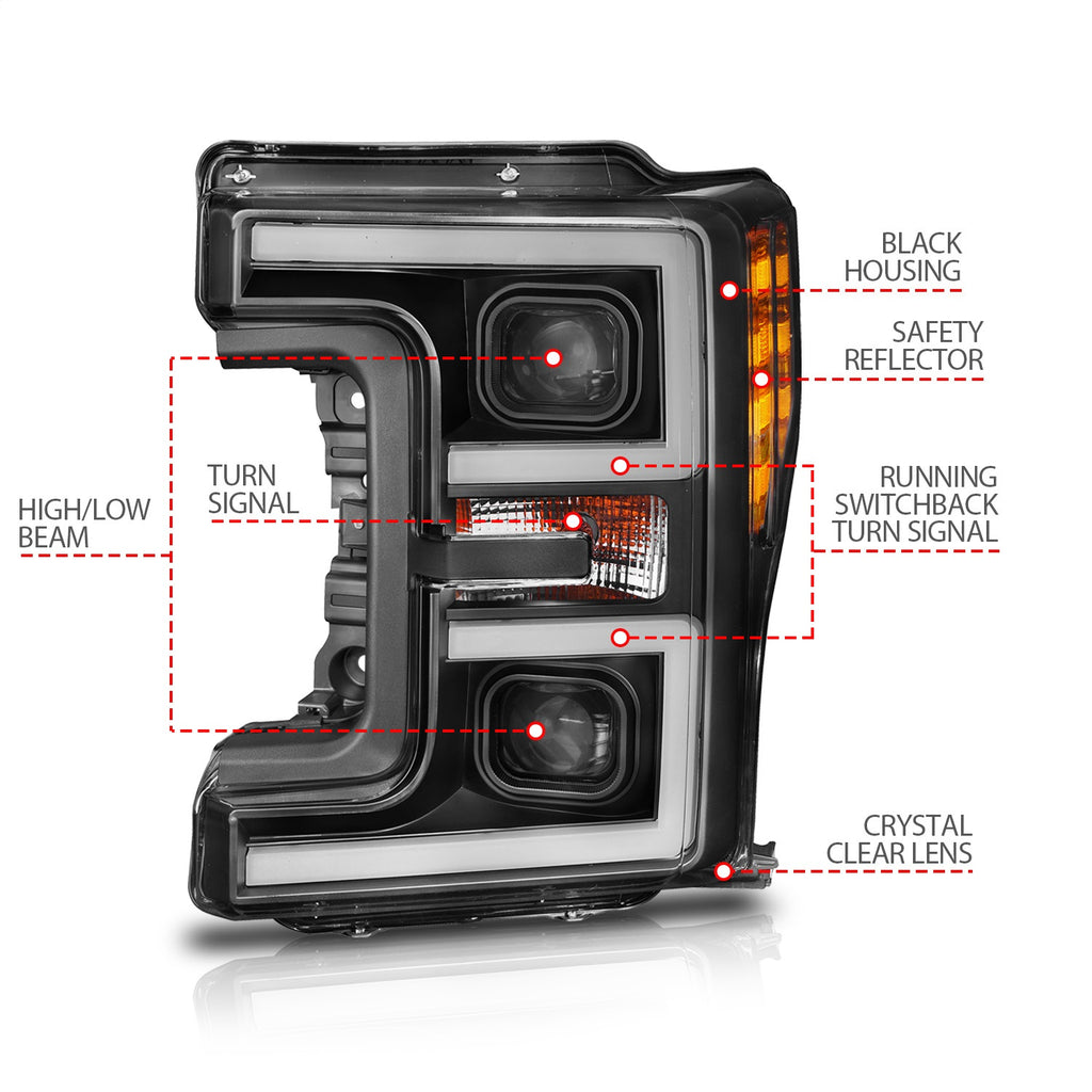 Anzo USA 111388 Projector Headlight Set