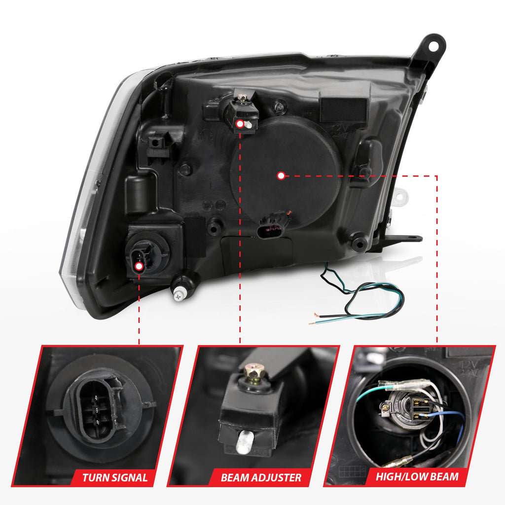 Anzo USA 111405 Projector Headlight Set