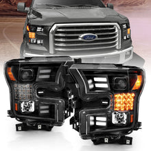 Load image into Gallery viewer, Anzo USA 111408 Projector Headlight Set Fits 15-17 F-150