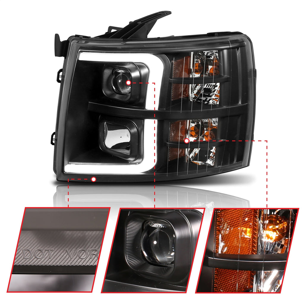 Anzo USA 111410 Projector Headlight Set