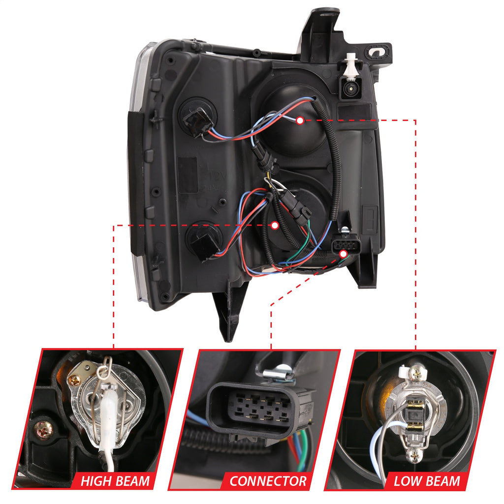 Anzo USA 111411 Projector Headlight Set