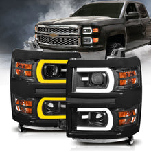 Load image into Gallery viewer, Anzo USA 111412 Projector Headlight Set Fits 14-15 Silverado 1500