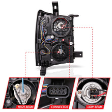 Load image into Gallery viewer, Anzo USA 111413 Projector Headlight Set Fits 14-15 Silverado 1500