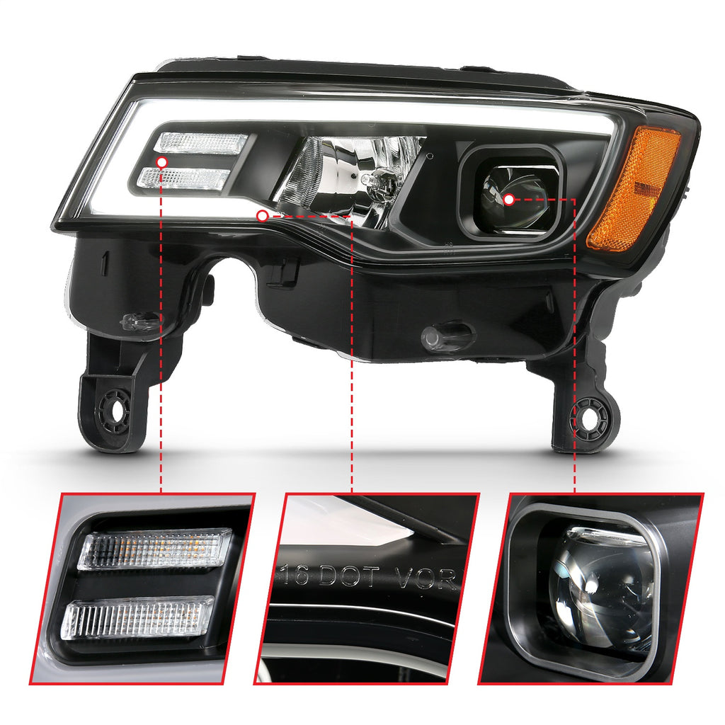 Anzo USA 111418 Projector Headlight Set