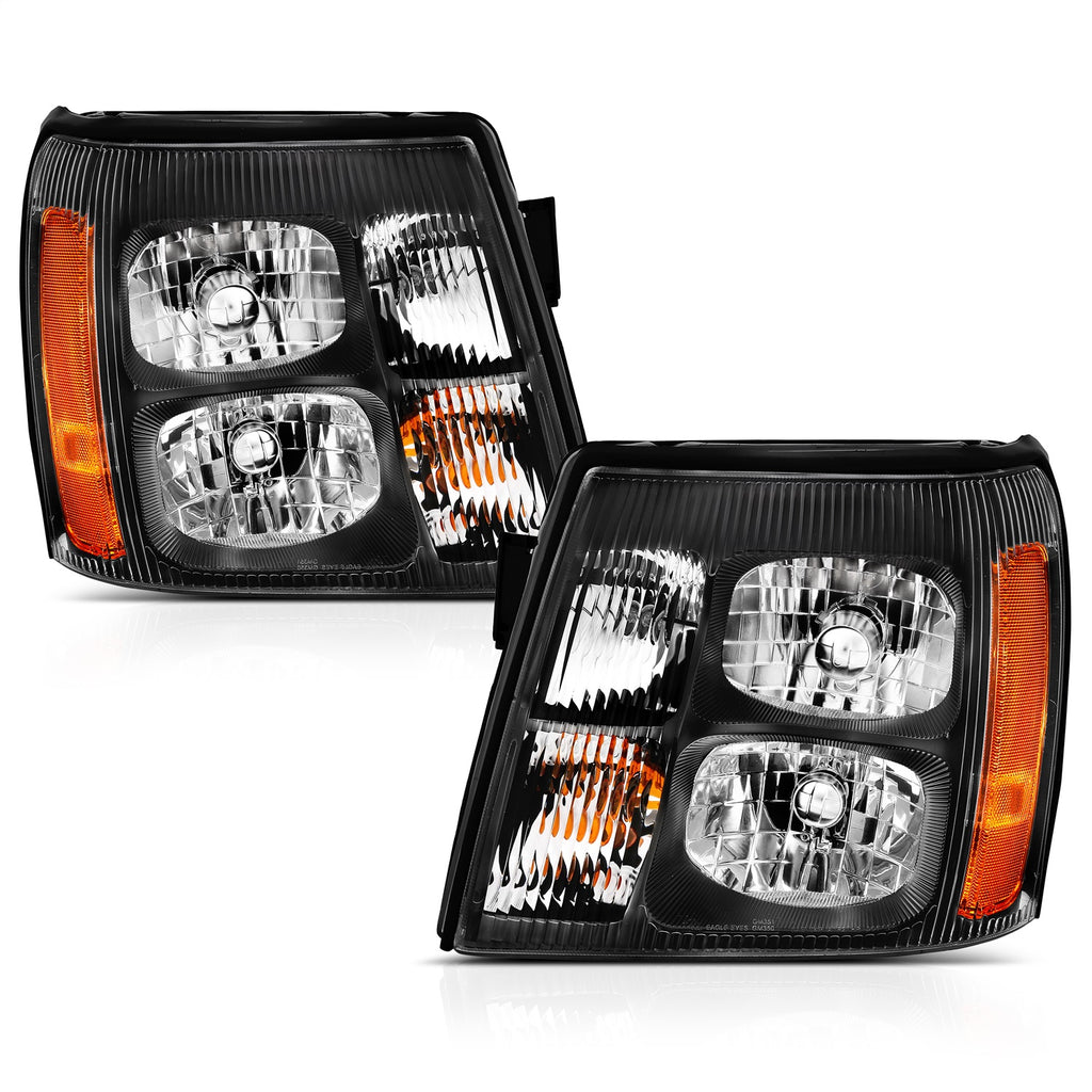 Anzo USA 111423 Crystal Headlight Set Fits 03-06 Escalade