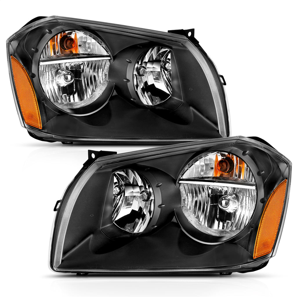 Anzo USA 111425 Crystal Headlight Set Fits 05-07 Magnum