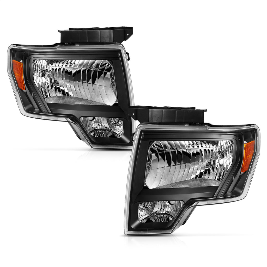 Anzo USA 111428 Crystal Headlight Set Fits 09-13 F-150