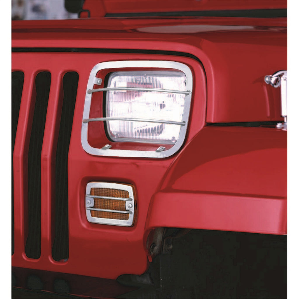 Rugged Ridge 11142.03 Euro Guard Kit Headlight/Turn Signal Guard