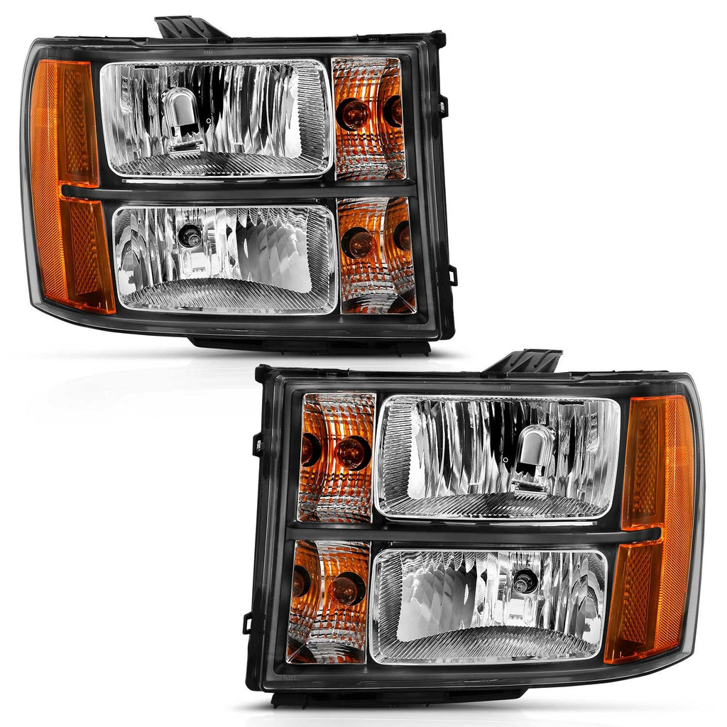 Anzo USA 111430 Crystal Headlight Set