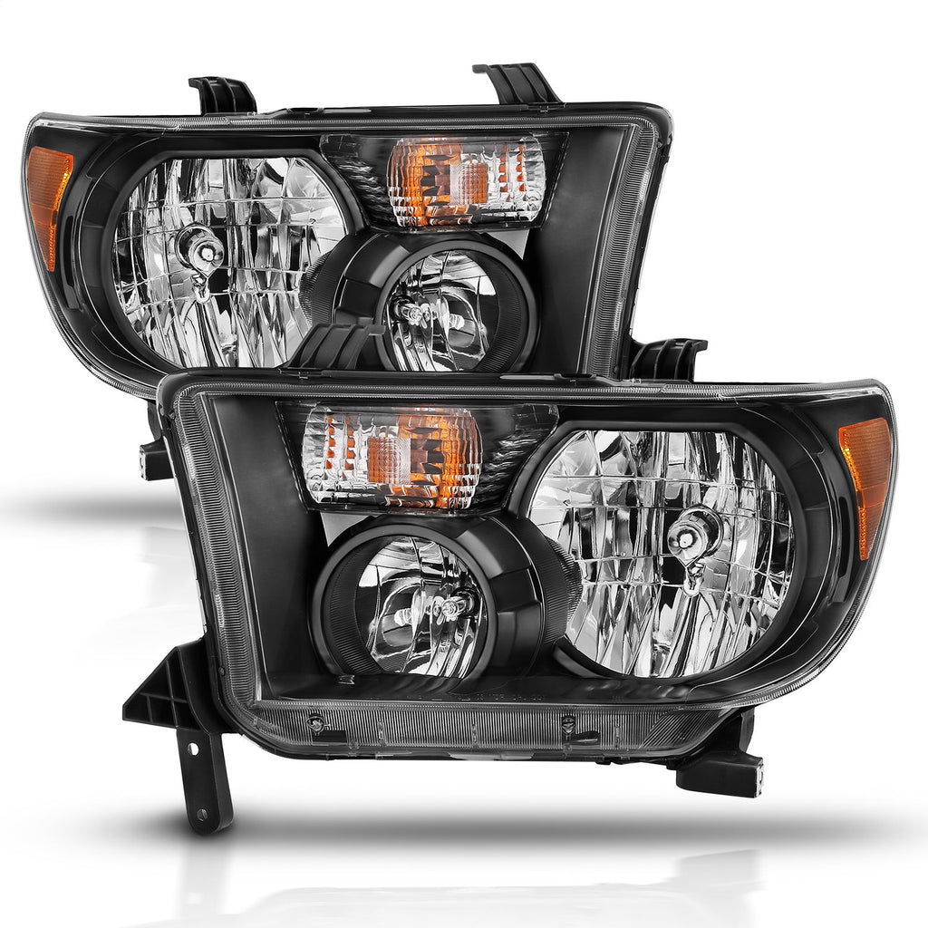 Anzo USA 111436 Crystal Headlight Set Fits 07-13 Sequoia Tundra