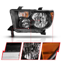Load image into Gallery viewer, Anzo USA 111436 Crystal Headlight Set Fits 07-13 Sequoia Tundra