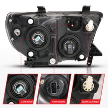 Load image into Gallery viewer, Anzo USA 111436 Crystal Headlight Set Fits 07-13 Sequoia Tundra