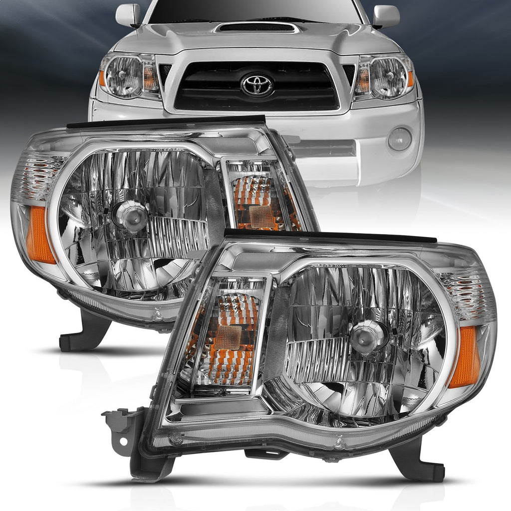 Anzo USA 111437 Crystal Headlight Set Fits 05-11 Tacoma