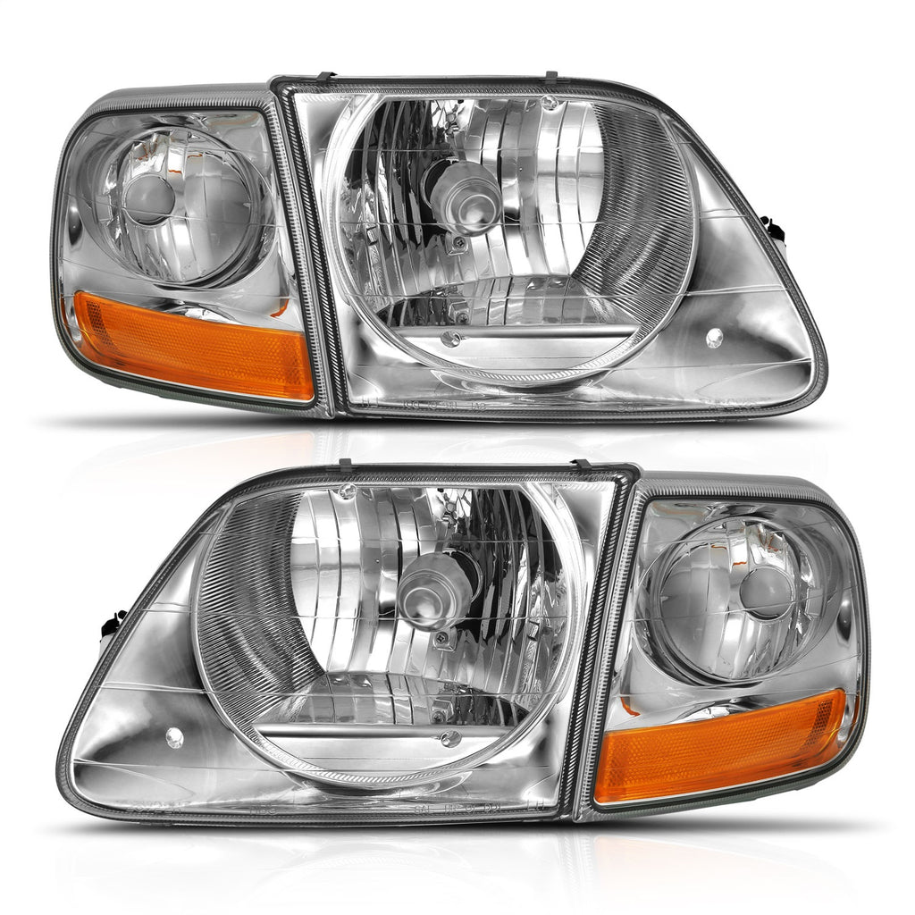 Anzo USA 111438 Crystal Headlight Set Fits 97-03 F-150