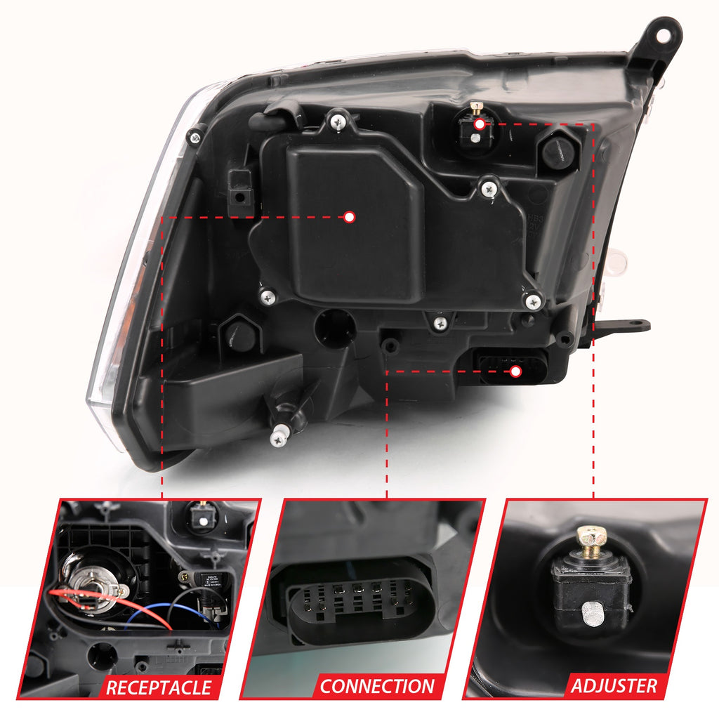 Anzo USA 111440 Projector Headlight Set w/Halo