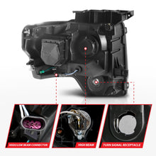 Load image into Gallery viewer, Anzo USA 111443 Projector Headlight Set Fits 09-14 F-150