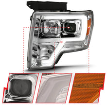 Load image into Gallery viewer, Anzo USA 111444 Projector Headlight Set Fits 09-14 F-150