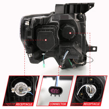 Load image into Gallery viewer, Anzo USA 111445 Projector Headlight Set Fits 09-14 F-150