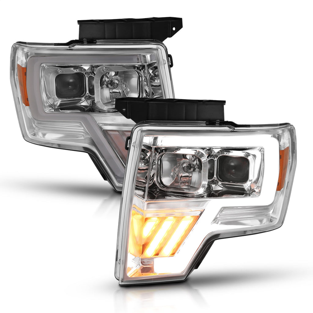 Anzo USA 111446 Projector Headlight Set Fits 09-14 F-150