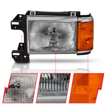 Load image into Gallery viewer, Anzo USA 111449 Crystal Headlight Set Fits 87-91 Bronco F-150 F-250 F-350