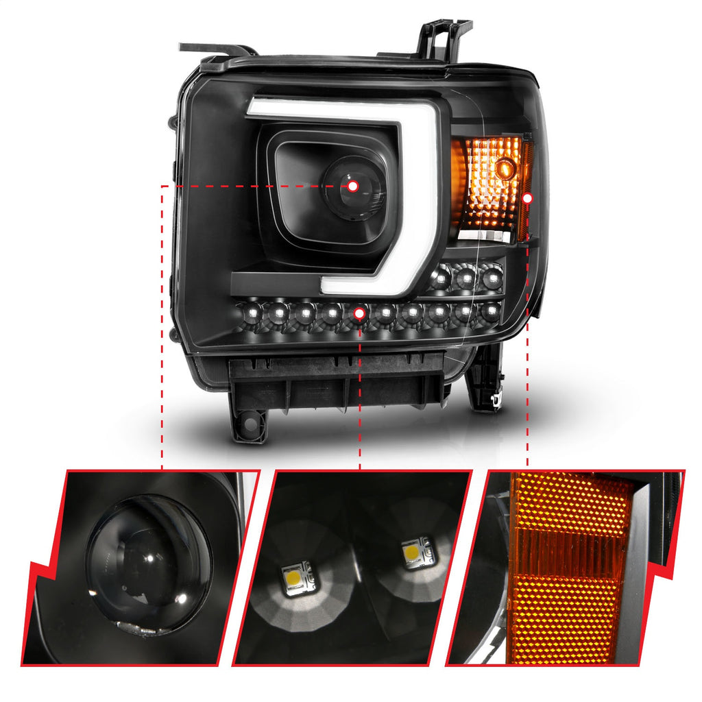 Anzo USA 111450 Projector Headlight Set