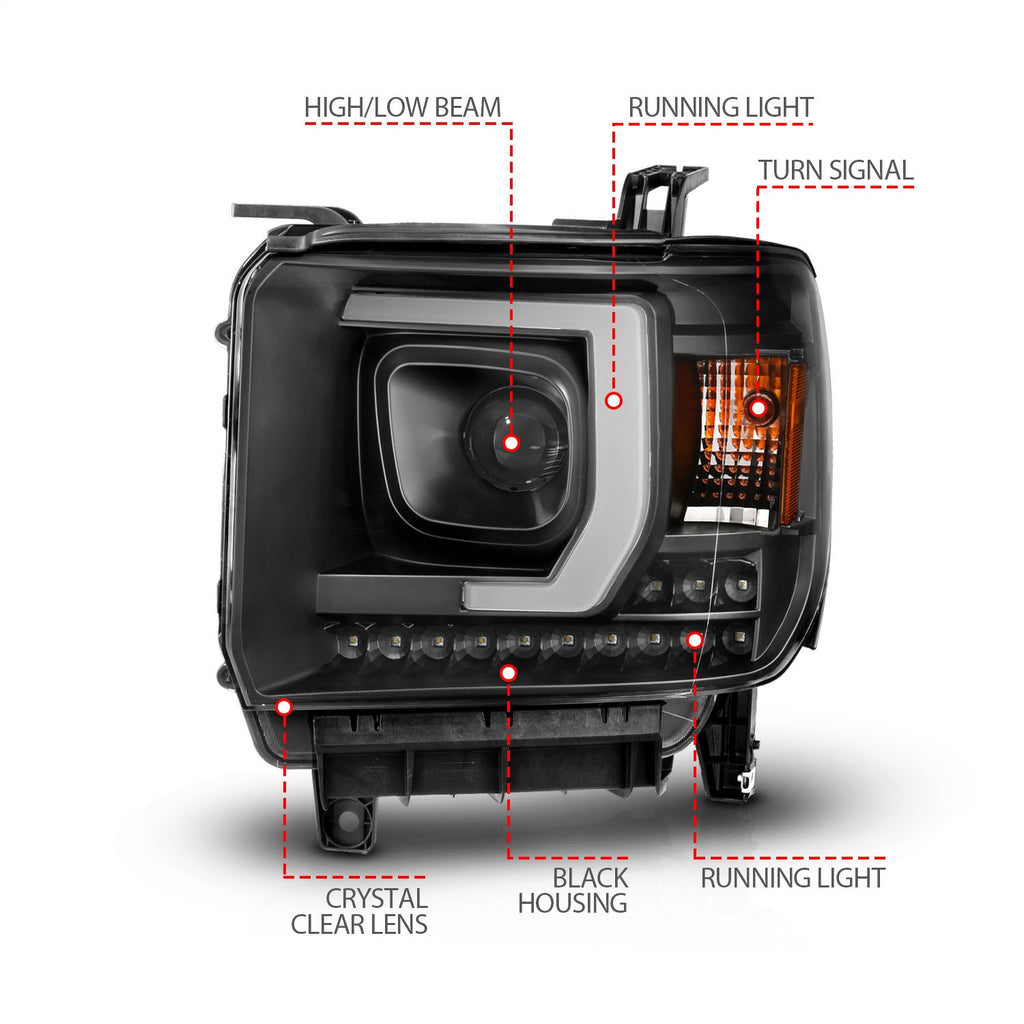 Anzo USA 111450 Projector Headlight Set