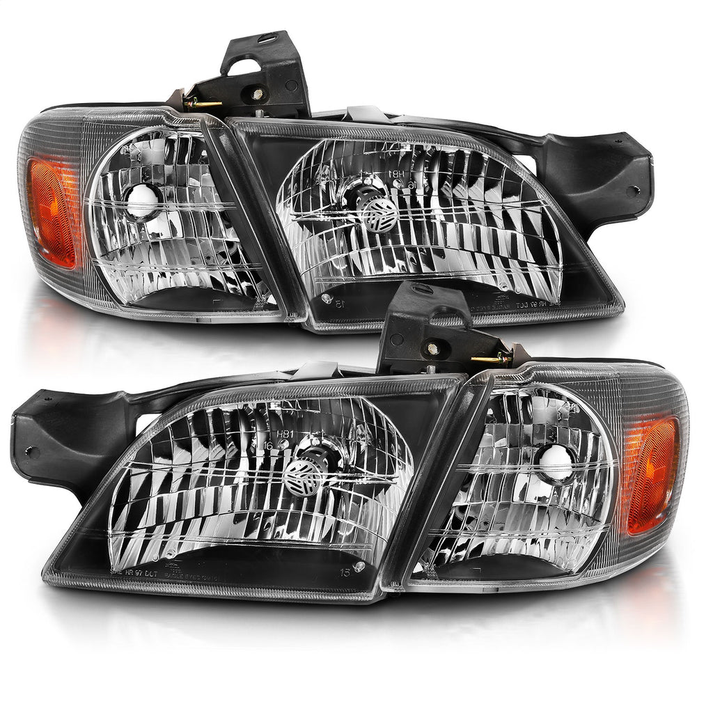 Anzo USA 111453 Crystal Headlight Set Fits 97-05 Venture