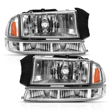 Load image into Gallery viewer, Anzo USA 111455 Crystal Headlight Set Fits 97-04 Dakota Durango