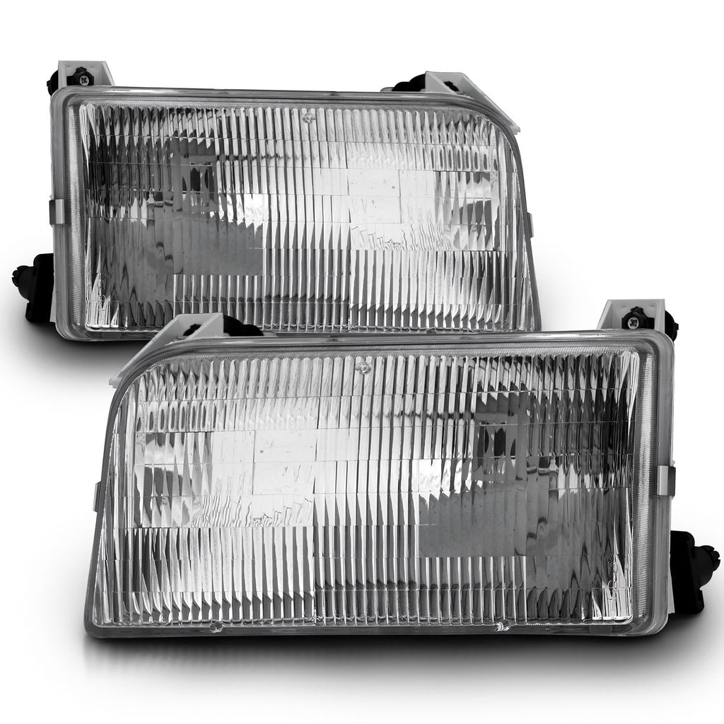 Anzo USA 111459 Crystal Headlight Set Fits 92-97 Bronco F-150