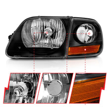 Load image into Gallery viewer, Anzo USA 111460 Crystal Headlight Set Fits 97-03 F-150