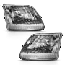 Load image into Gallery viewer, Anzo USA 111461 Crystal Headlight Set Fits 97-03 F-150