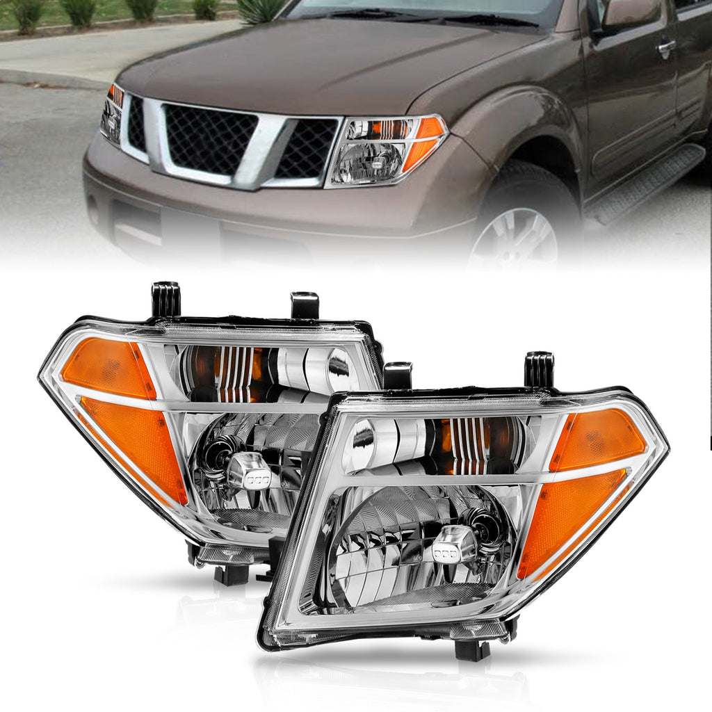 Anzo USA 111463 Crystal Headlight Set Fits 05-08 Frontier Pathfinder
