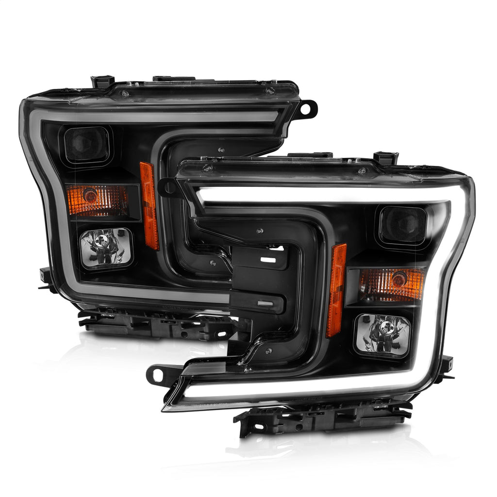 Anzo USA 111467 Projector Headlight Set w/Halo Fits 18-20 F-150