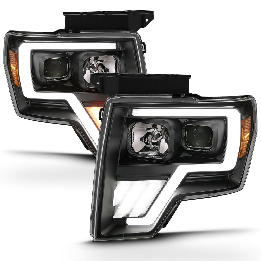 Anzo USA 111469 Projector Headlight Set w/Halo Fits 09-14 F-150