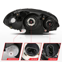 Load image into Gallery viewer, Anzo USA 111472 Crystal Headlight Set Fits 01-05 PT Cruiser