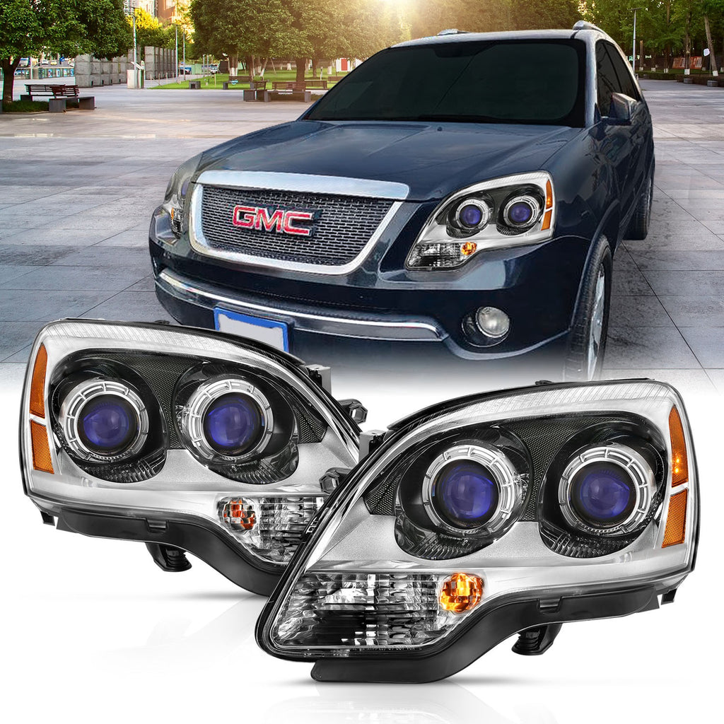 Anzo USA 111476 Crystal Headlight Set Fits 07-12 Acadia