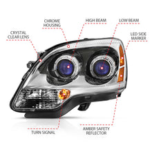 Load image into Gallery viewer, Anzo USA 111476 Crystal Headlight Set Fits 07-12 Acadia