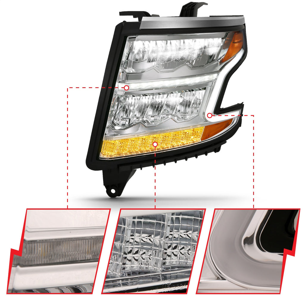 Anzo USA 111479 LED Crystal Headlight