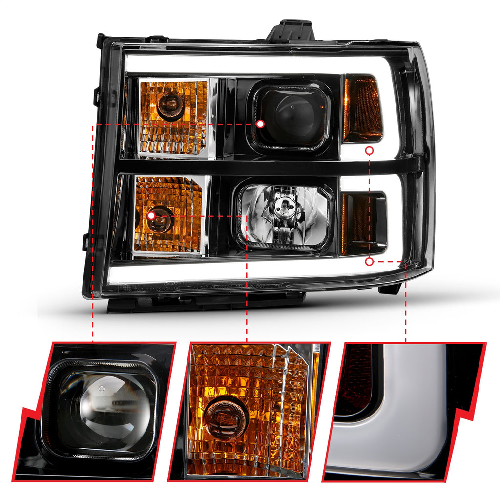 Anzo USA 111482 Projector Headlight Set