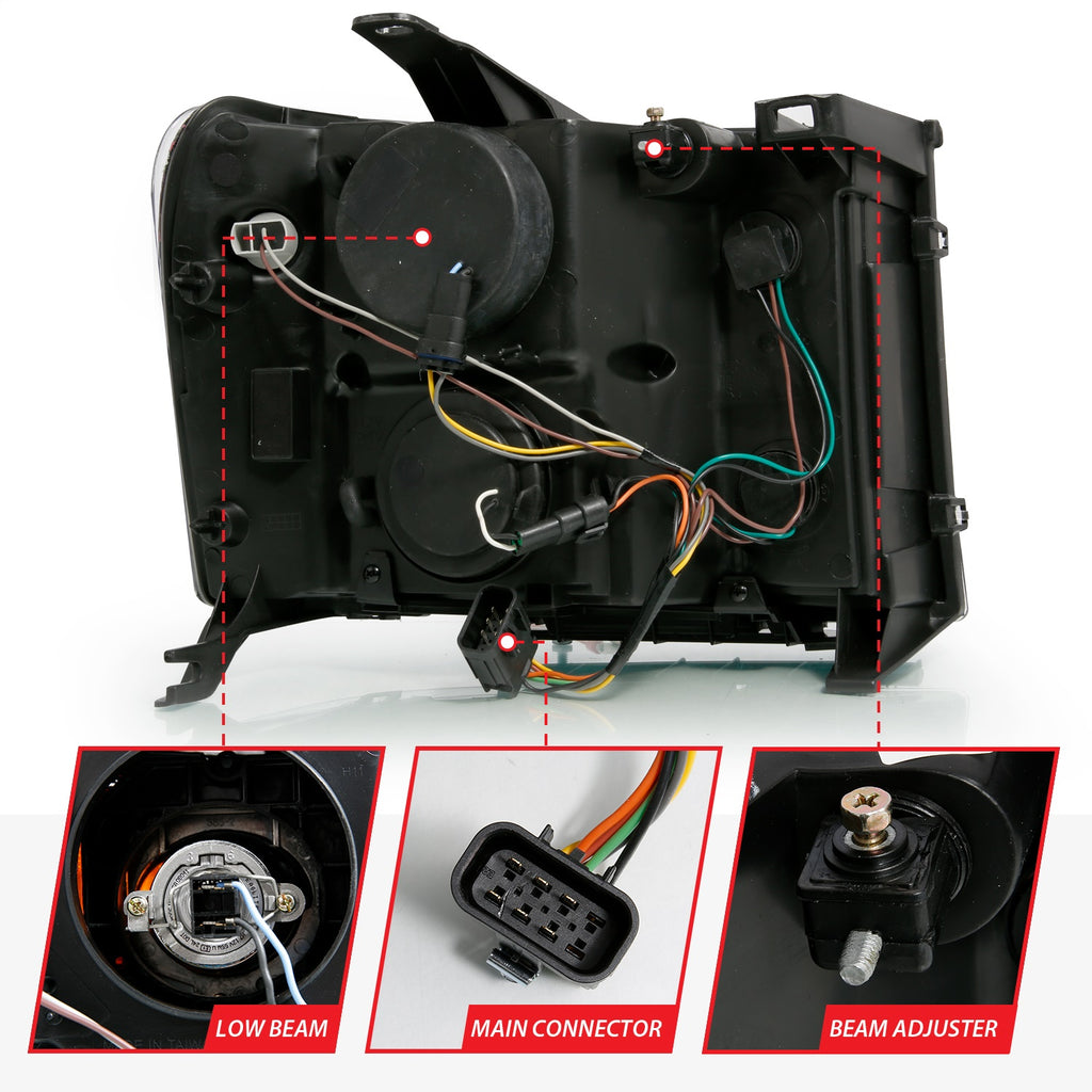 Anzo USA 111482 Projector Headlight Set