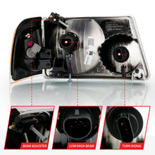 Load image into Gallery viewer, Anzo USA 111484 Crystal Headlight Set Fits 01-11 Ranger