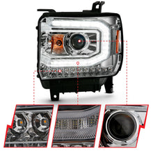 Load image into Gallery viewer, Anzo USA 111486 Projector Headlight Set Fits 16-19 Sierra 1500