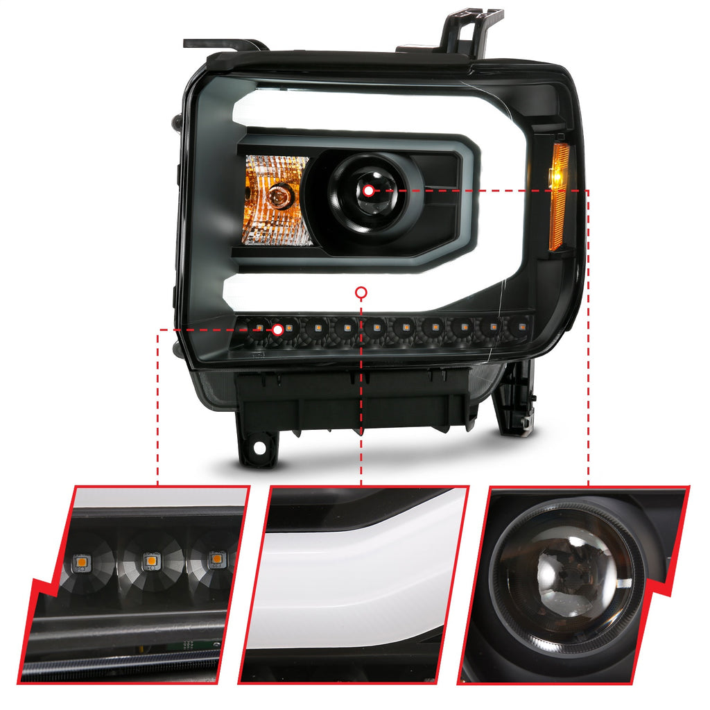 Anzo USA 111487 Projector Headlight Set