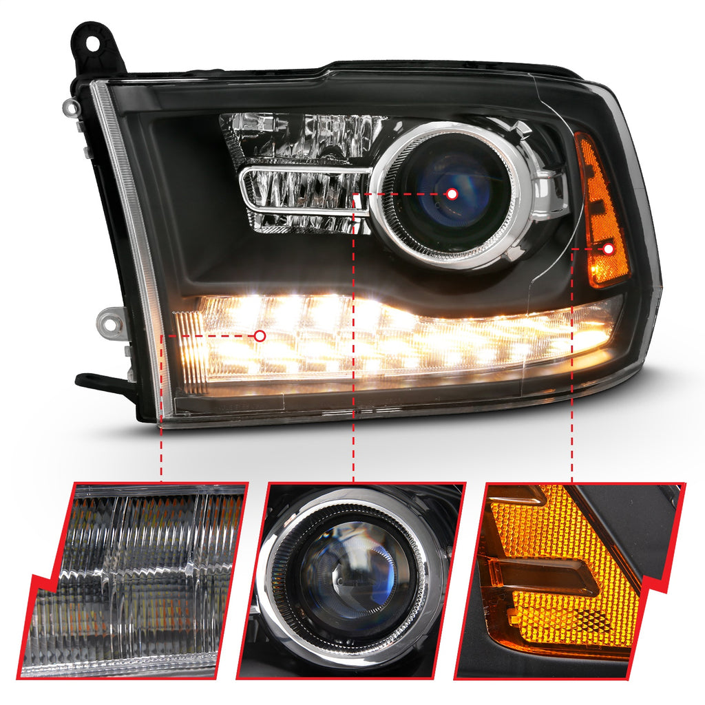 Anzo USA 111489 Projector Headlight Set w/Halo