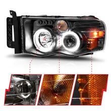 Load image into Gallery viewer, Anzo USA 111490 Projector Headlight Set w/Halo Fits Ram 1500 Ram 2500 Ram 3500