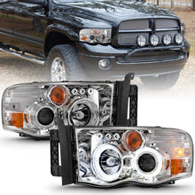 Load image into Gallery viewer, Anzo USA 111491 Projector Headlight Set w/Halo Fits Ram 1500 Ram 2500 Ram 3500
