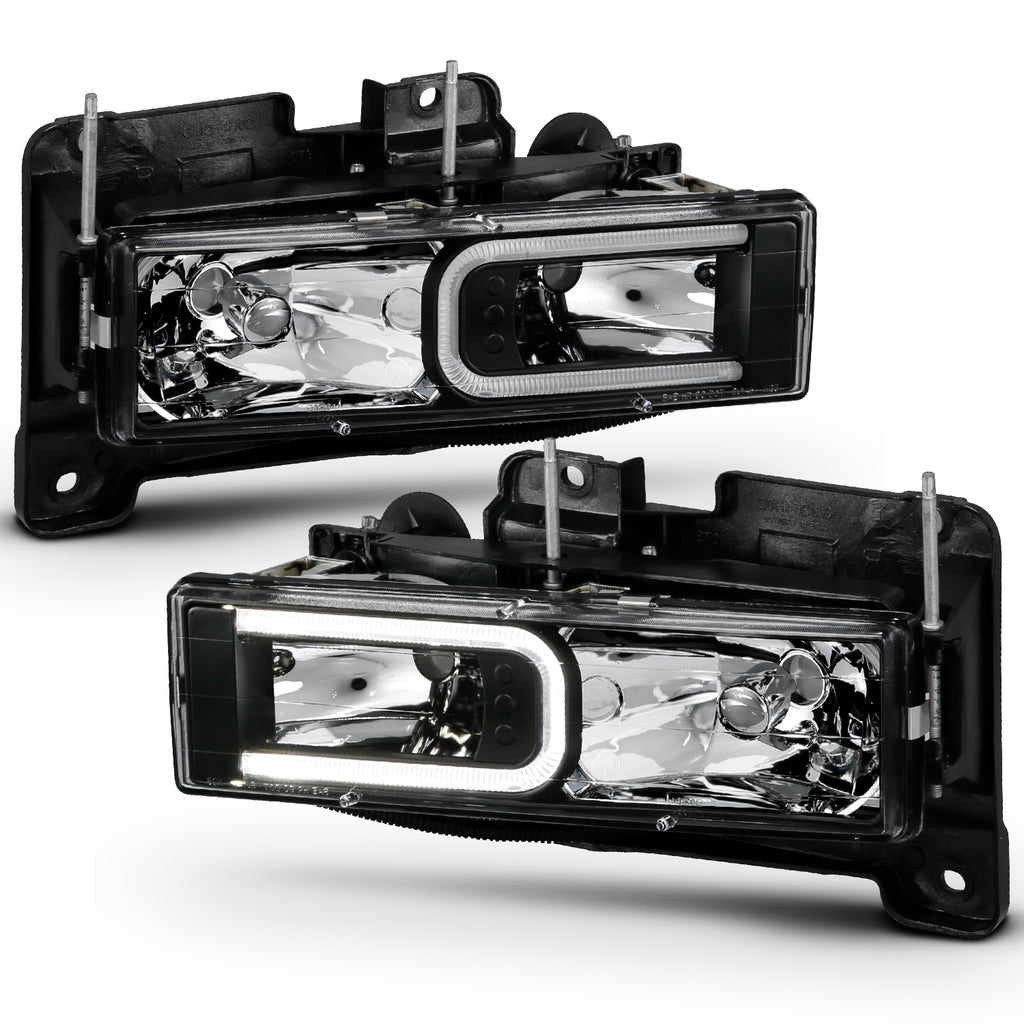 Anzo USA 111498 Crystal Headlight Set