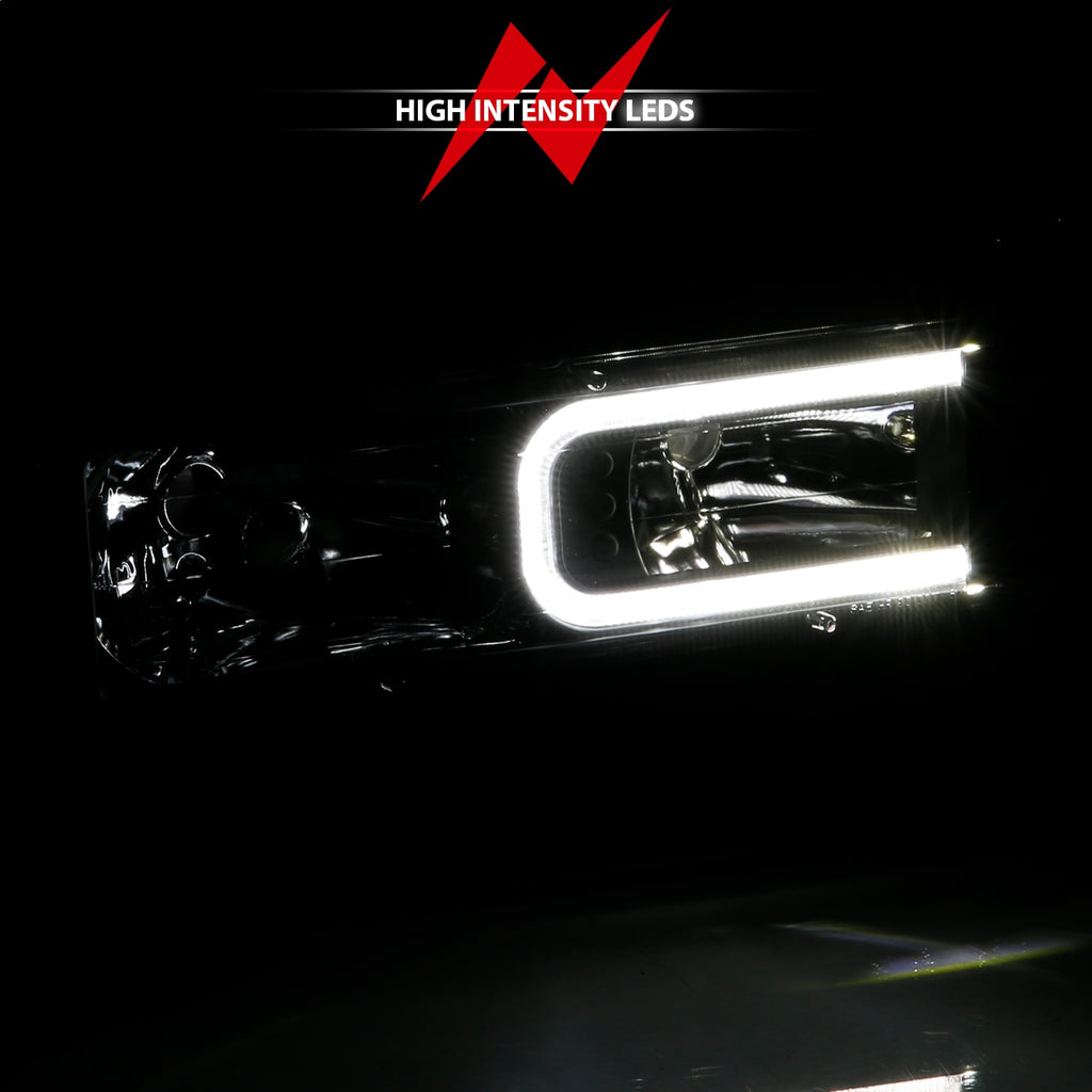 Anzo USA 111498 Crystal Headlight Set