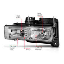 Load image into Gallery viewer, Anzo USA 111499 Crystal Headlight Set