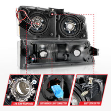 Load image into Gallery viewer, Anzo USA 111501 Crystal Headlight Set